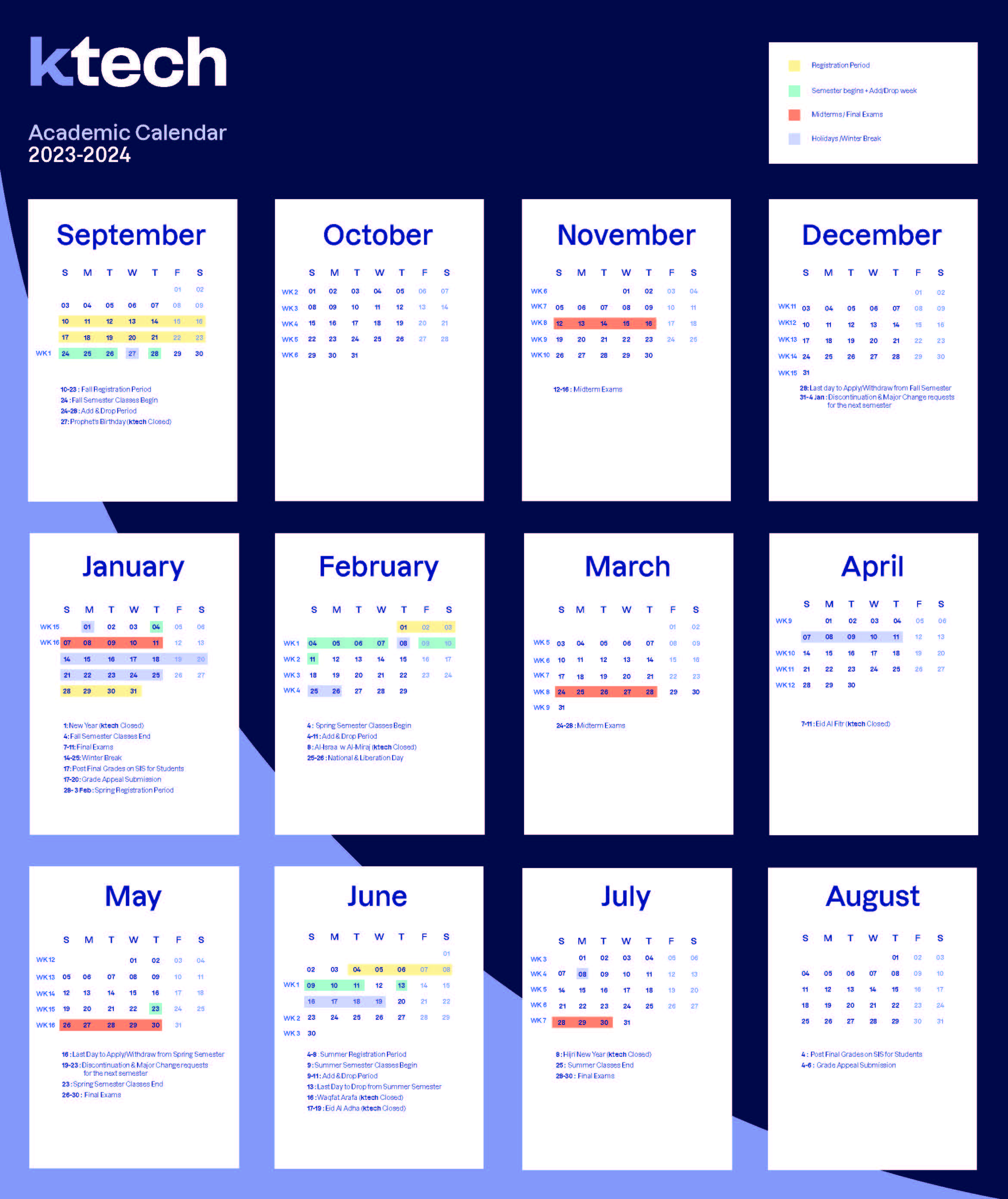 Academic Calendar ktech